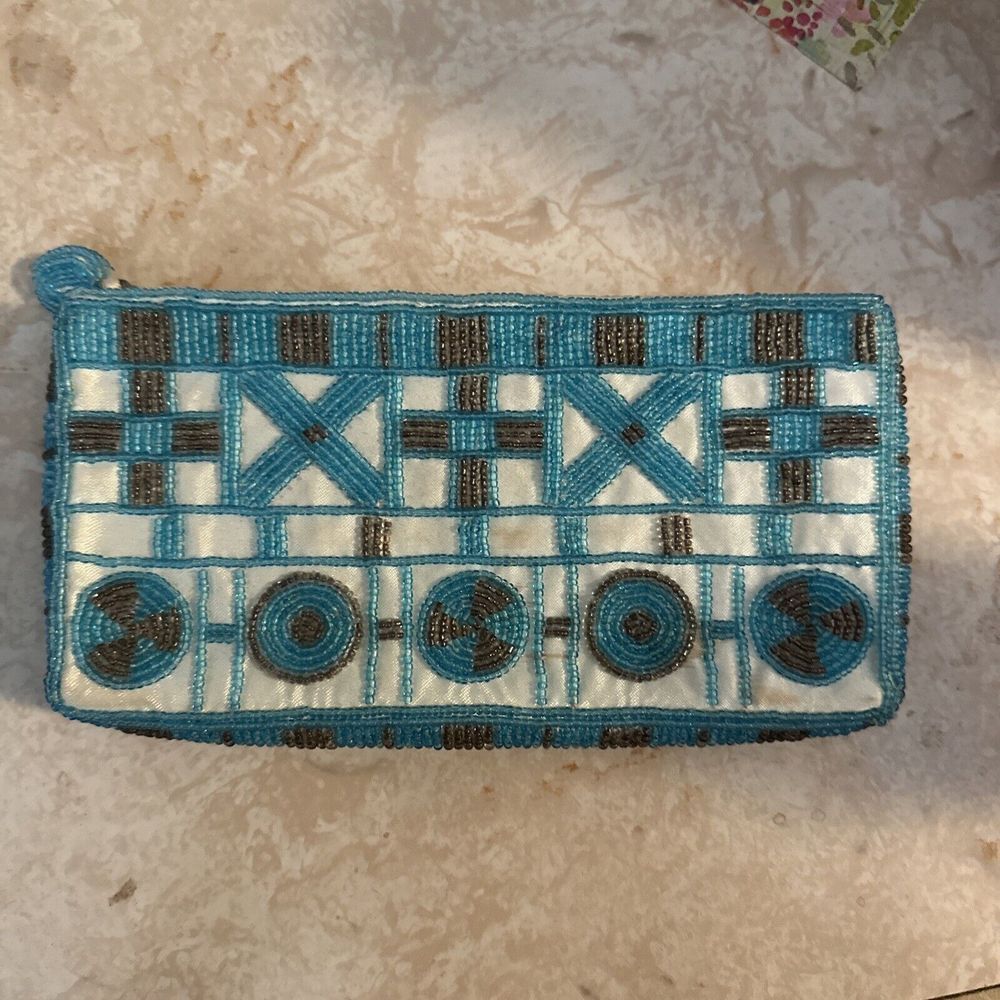 Vintage Kimberly Alan Beaded Zipper Bag